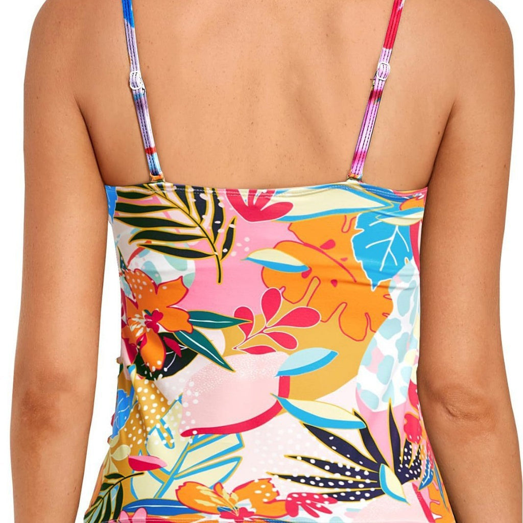 Tankini femme avec un design enroulé élégant R&B