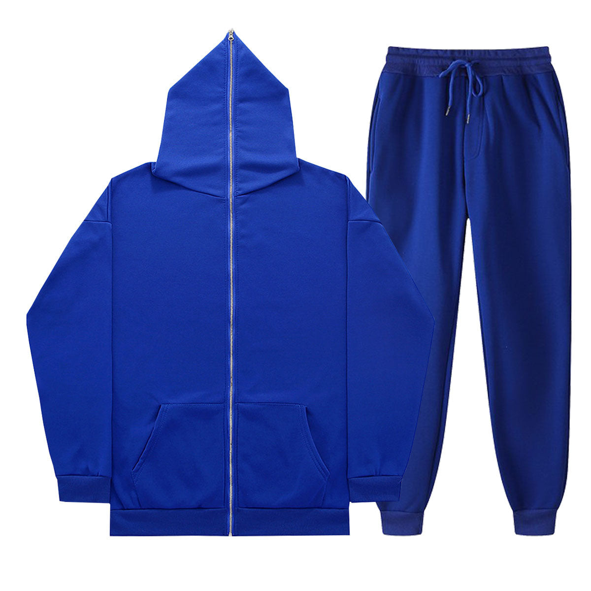 Ensemble unisexe léger en French-Terry avec zip à capuche et jogging tapered de Echo Archiv