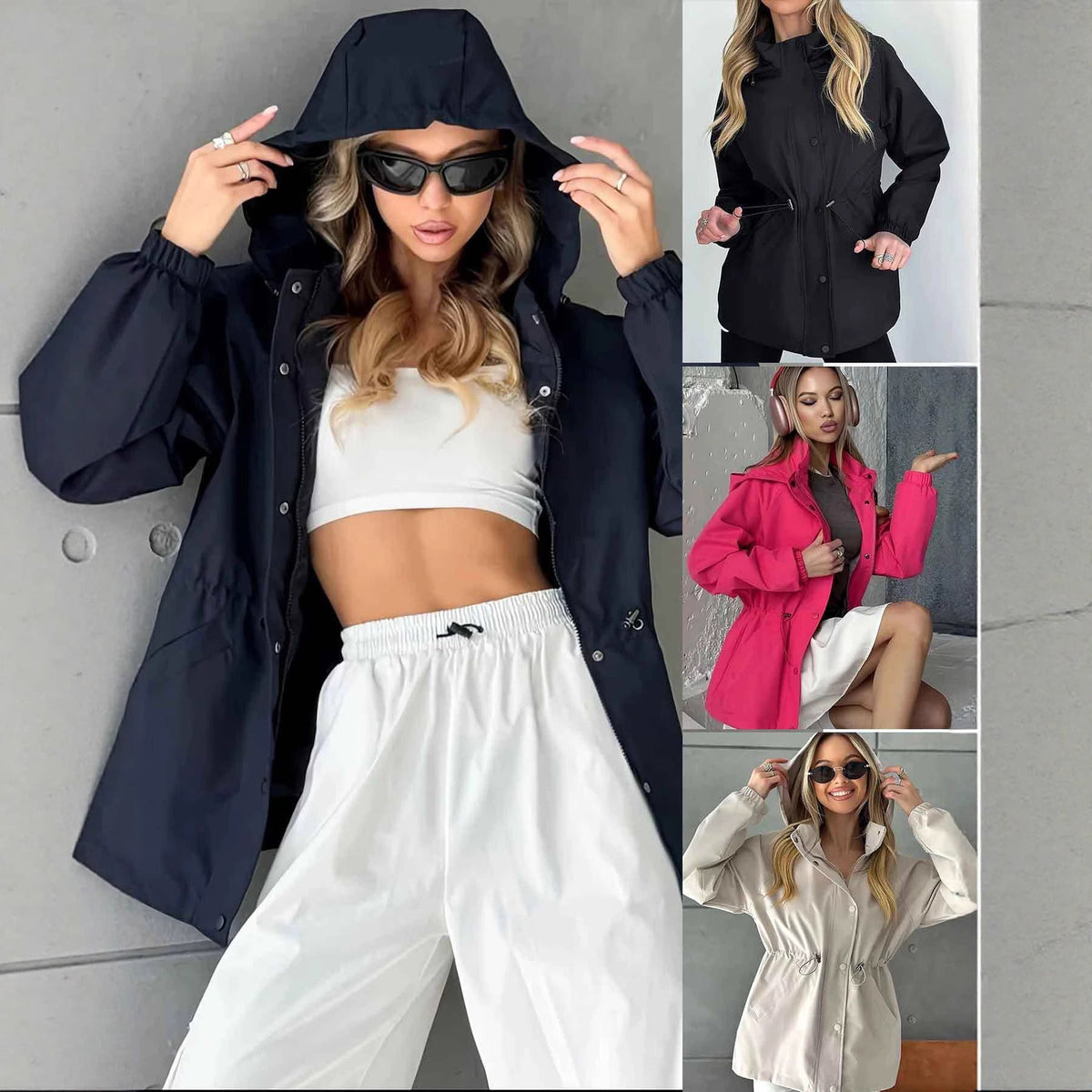 Veste d'extérieur légère et fonctionnelle pour femmes