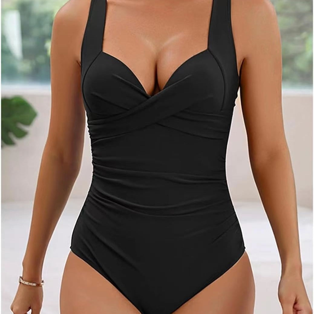 Maillot de bain femme sculptant avec devant drapé Echo Archiv