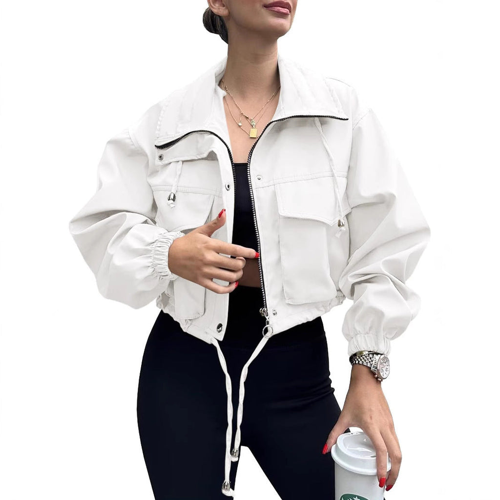 Veste courte féminine élégante et sportive