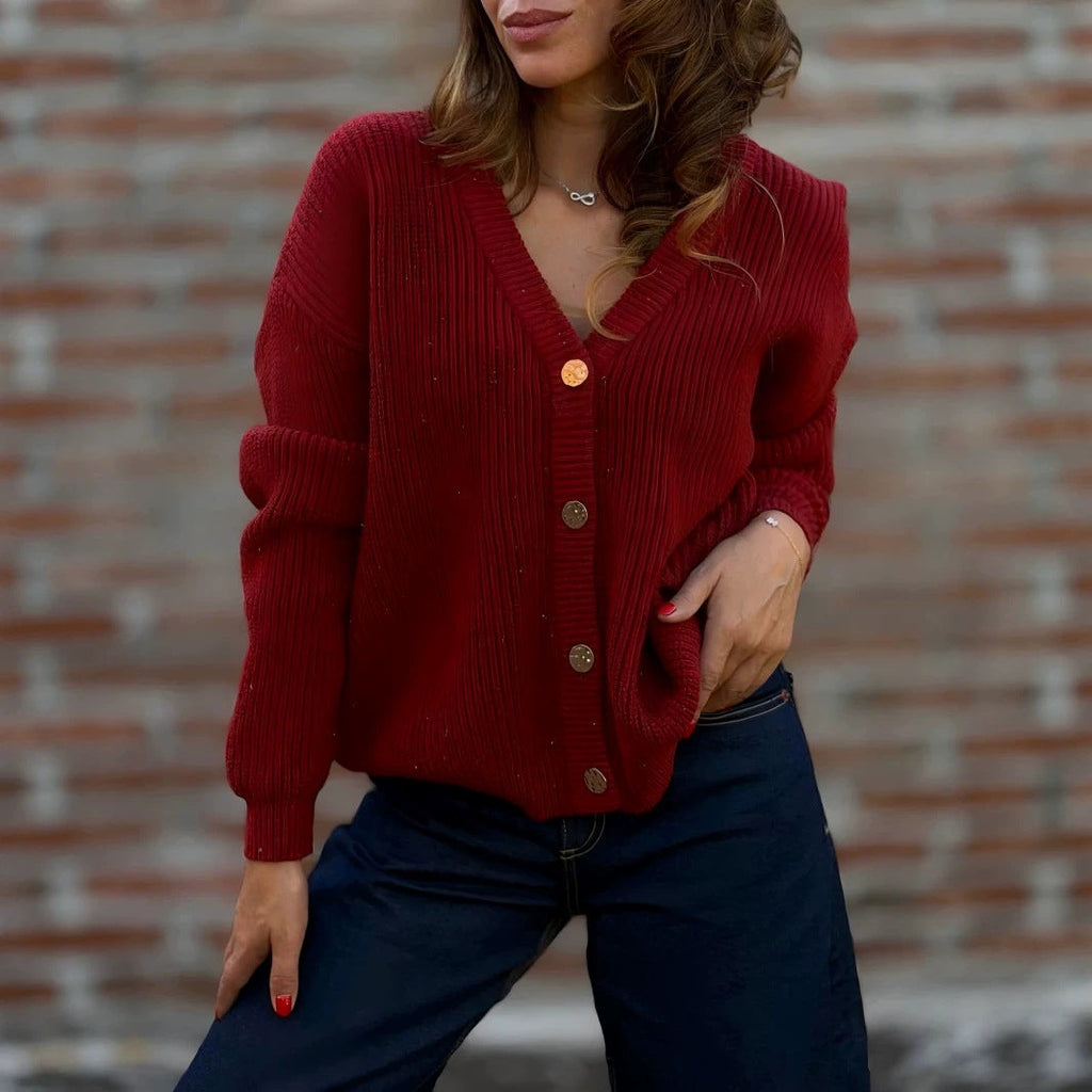 Cardigan en Tricot Douillet pour Femmes