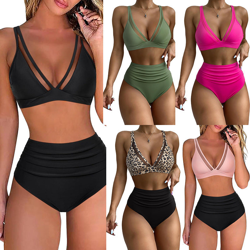 Ensemble de bikini haut de gamme pour femmes avec motif léopard créatif Echo Archiv