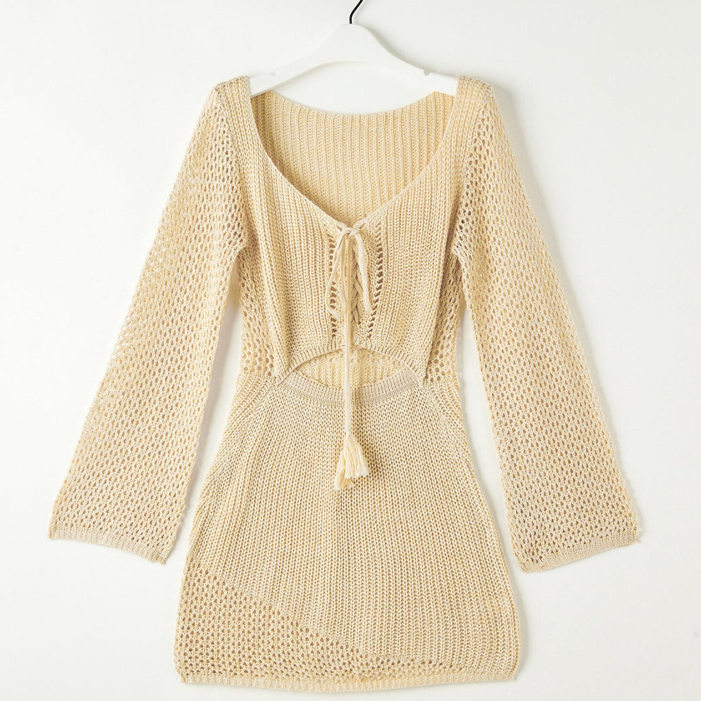 Robe en tricot pour femmes avec découpe et manches longues Echo Archiv