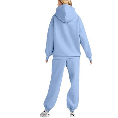 Ensemble confortable de sweat à capuche oversize et de jogging pour femmes en mélange de coton doux Echo Archiv