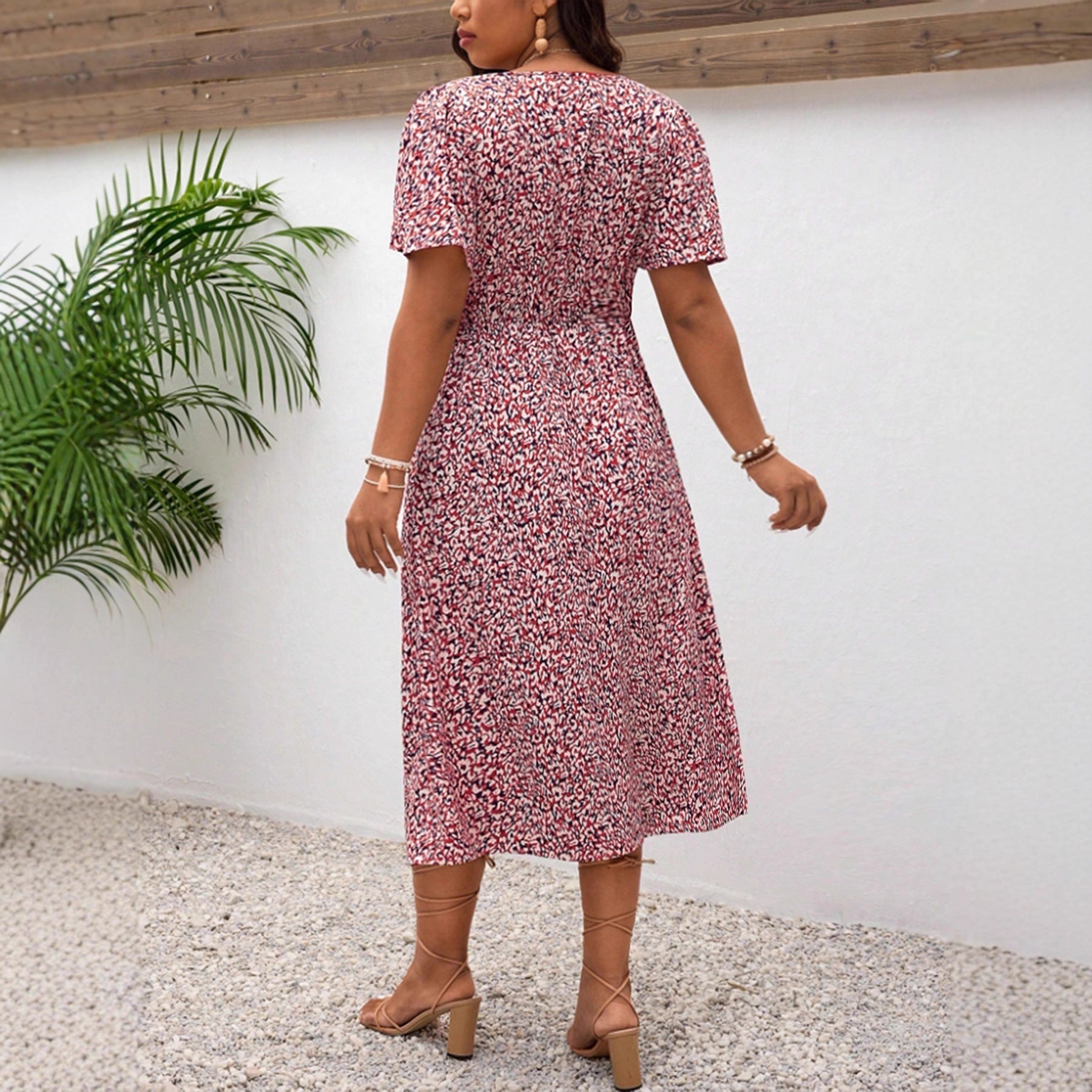 Robe midi pour femmes R&B