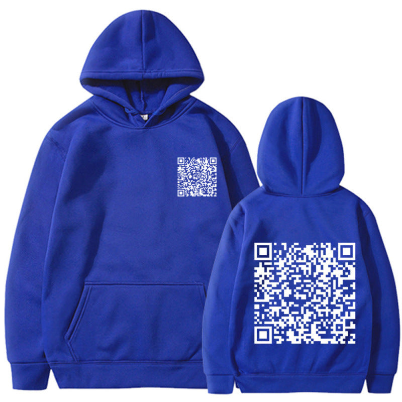 Sweat à capuche sportif pour femmes avec code QR Echoarchiv
