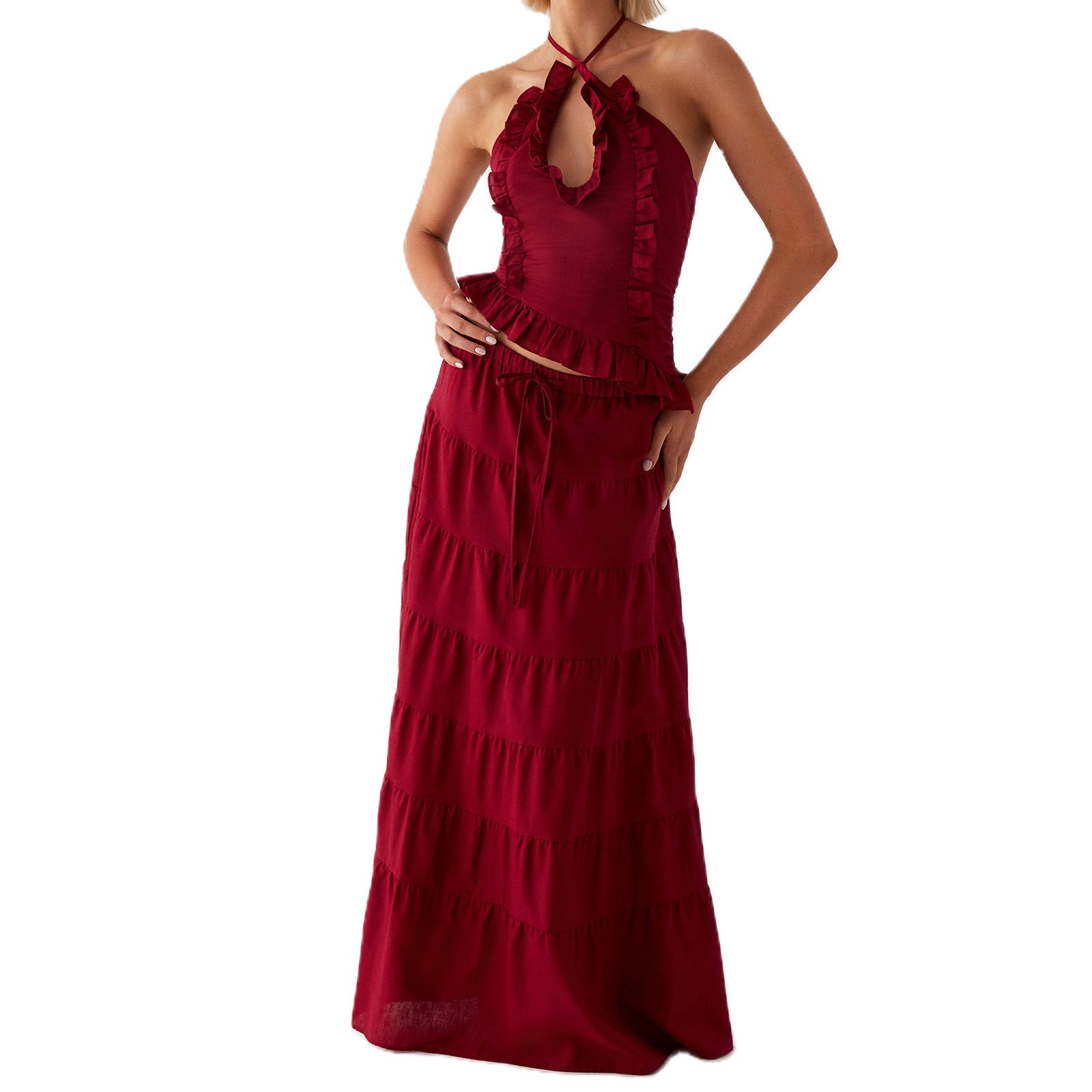 Robe chemise pour femmes avec détails floraux Heidi-Mode