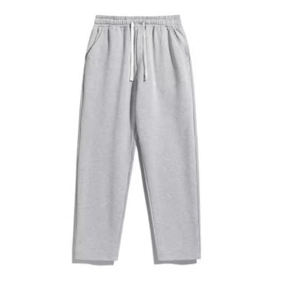 Pantalon de jogging unisexe décontracté à jambe droite avec taille élastique confortable, cordon de serrage contrastant et poches latérales Echo Archiv
