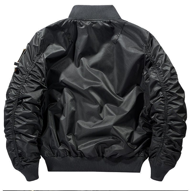 Veste bomber pilote pour hommes avec poches zippées multifonctionnelles, organisateur de manches et col montant Echo Archiv