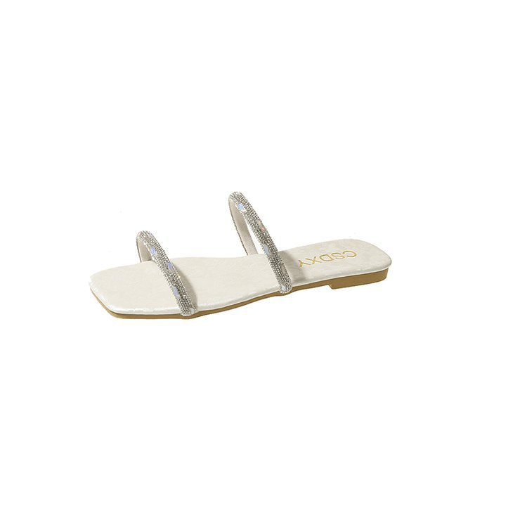 Sandales à lanières pour femmes avec accents scintillants R&B