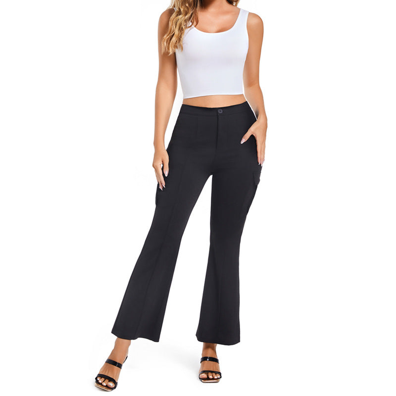 Pantalon Cargo Bootcut Femme R&B