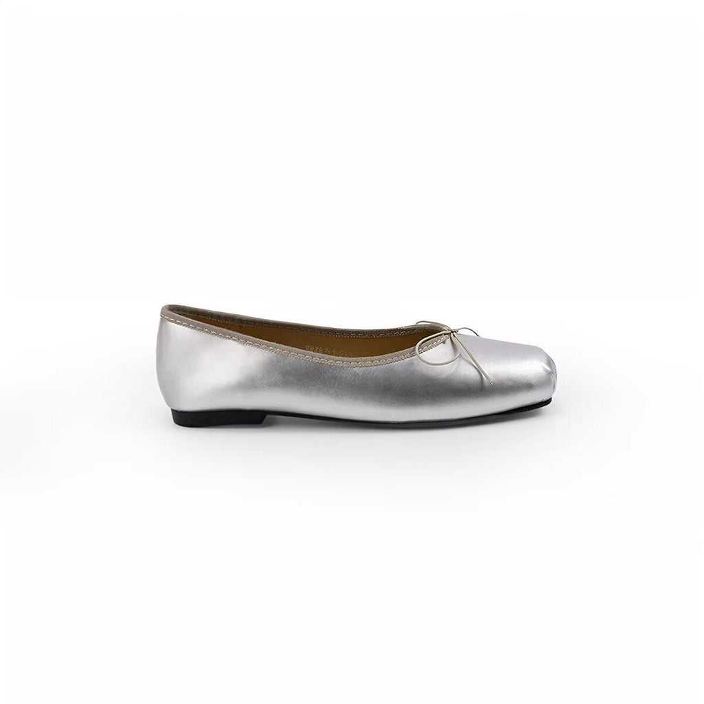 Ballerines pour femmes avec accent scintillant à la mode et doublure intérieure confortable R&B