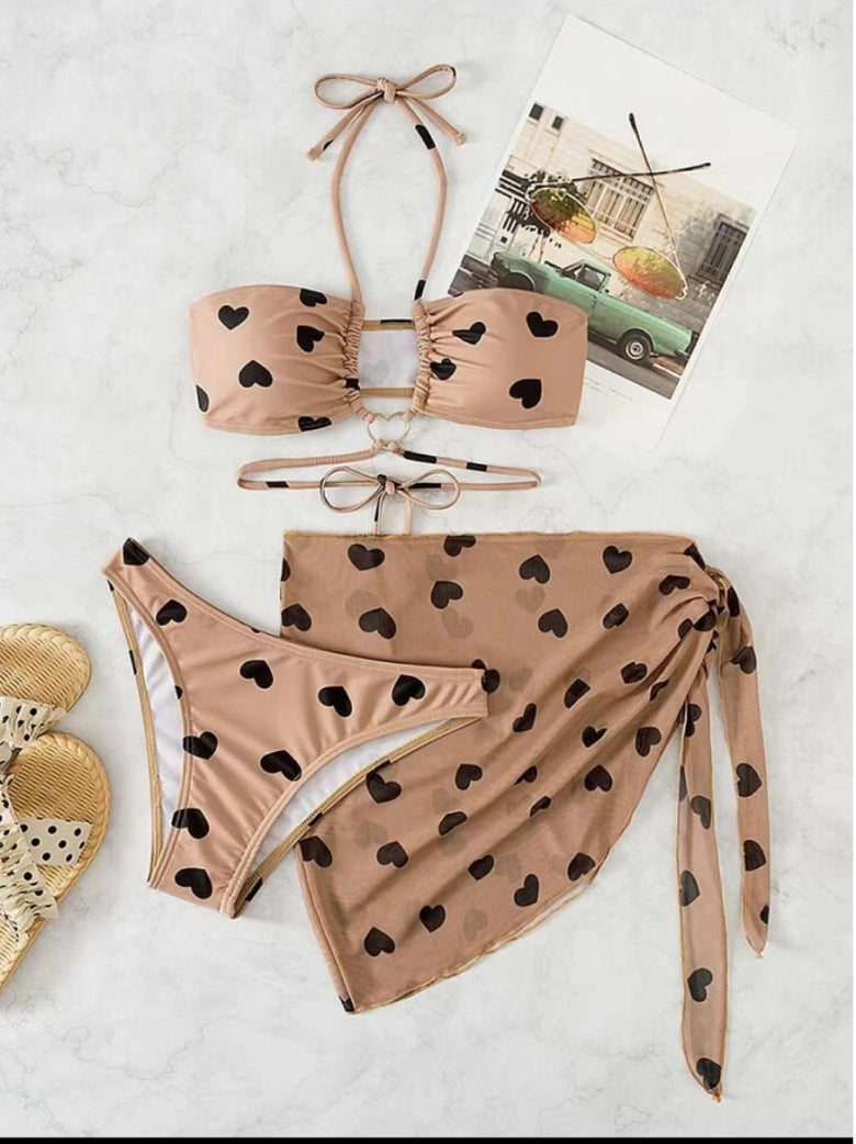 Ensemble de bikini pour femmes avec motif de cœurs Echo Archiv