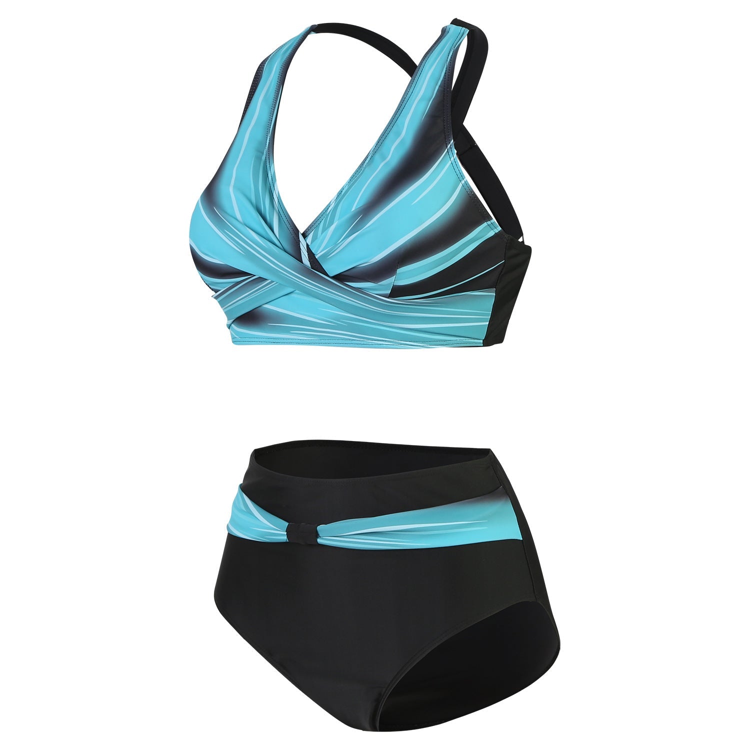 Bikini de sport à taille haute pour femmes avec un dos élégant Echo Archiv