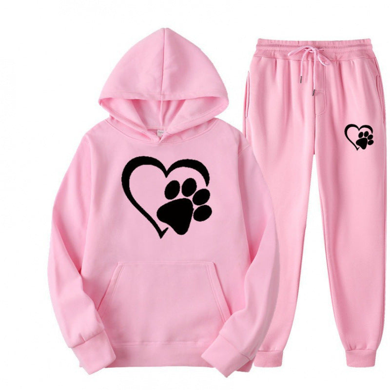 Ensemble de Sweat à Capuche et Pantalon de Jogging Douillet pour Femmes Echoarchiv