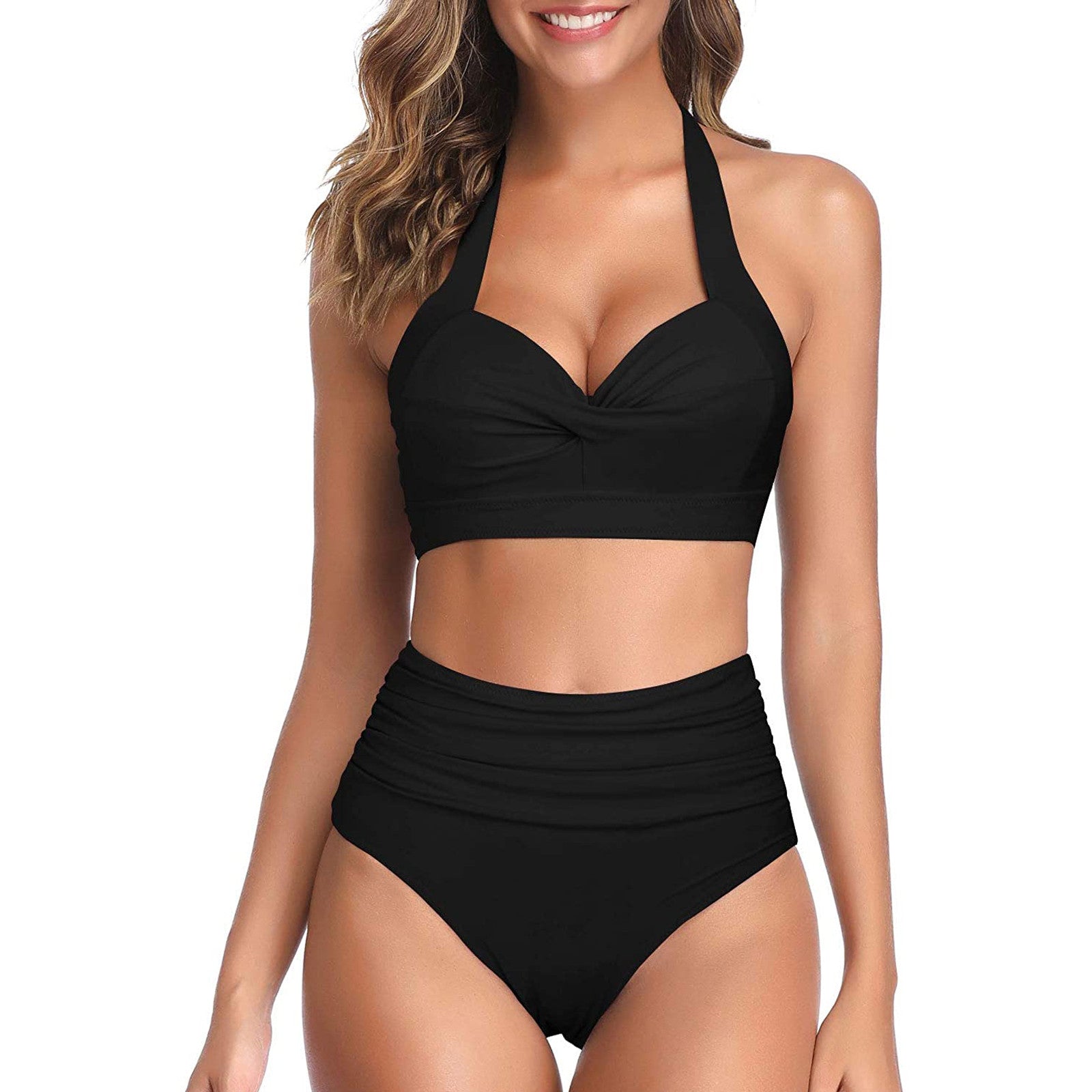 Bikini Femme à la Mode avec Culotte Haute R&B