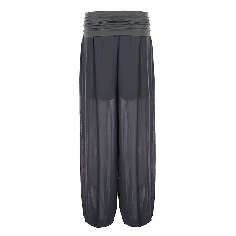 Pantalon Harem pour femmes en taille large avec ceinture repliable et bas de jambe élastiques Echo Archiv