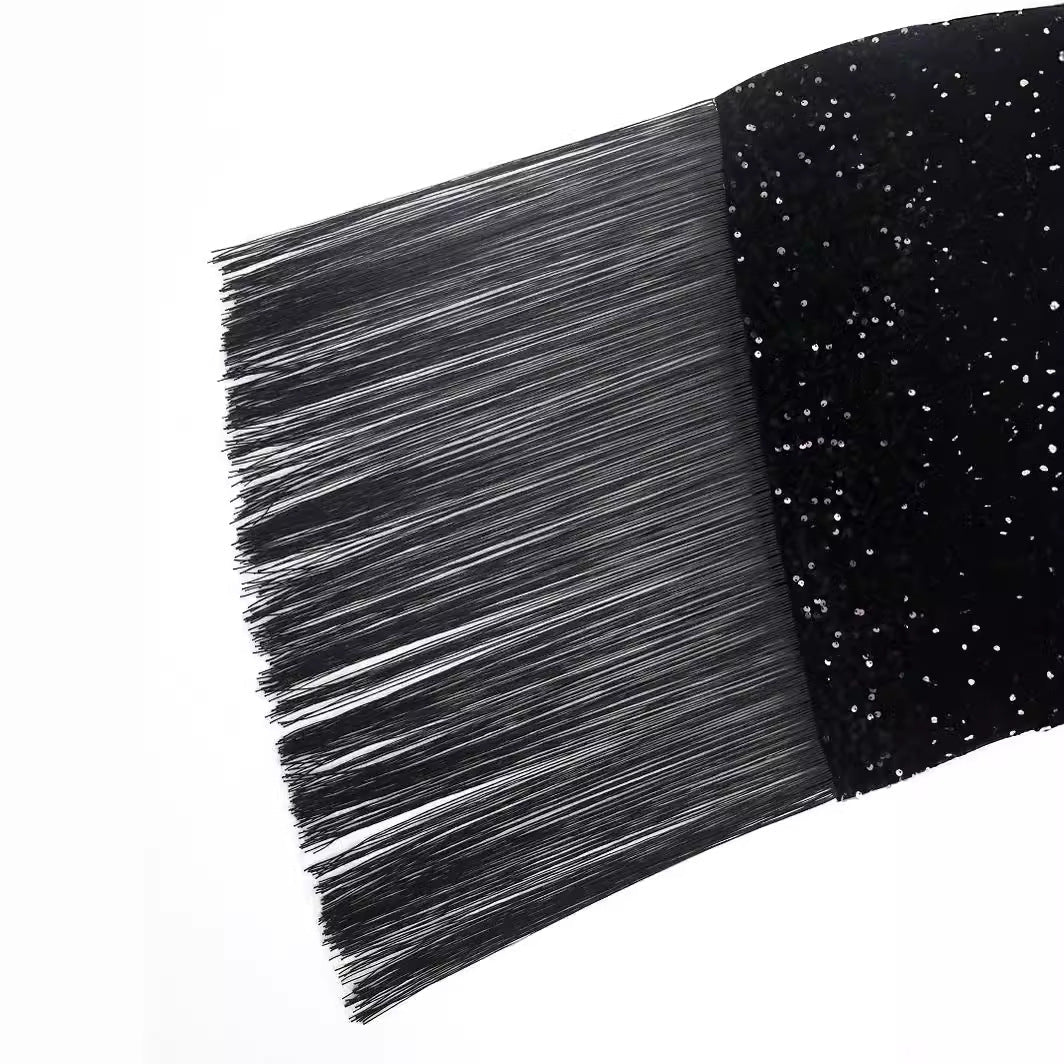 Jupe Glamour avec Paillettes et Franges R&B pour Femmes