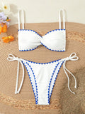 Bikini triangle femme avec volant décoratif Echo Archiv