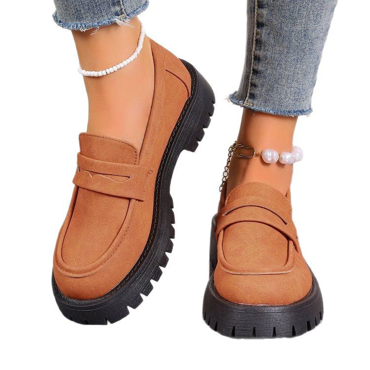 Mocassins pour femmes avec semelle antidérapante et design élégant à lanières R&B