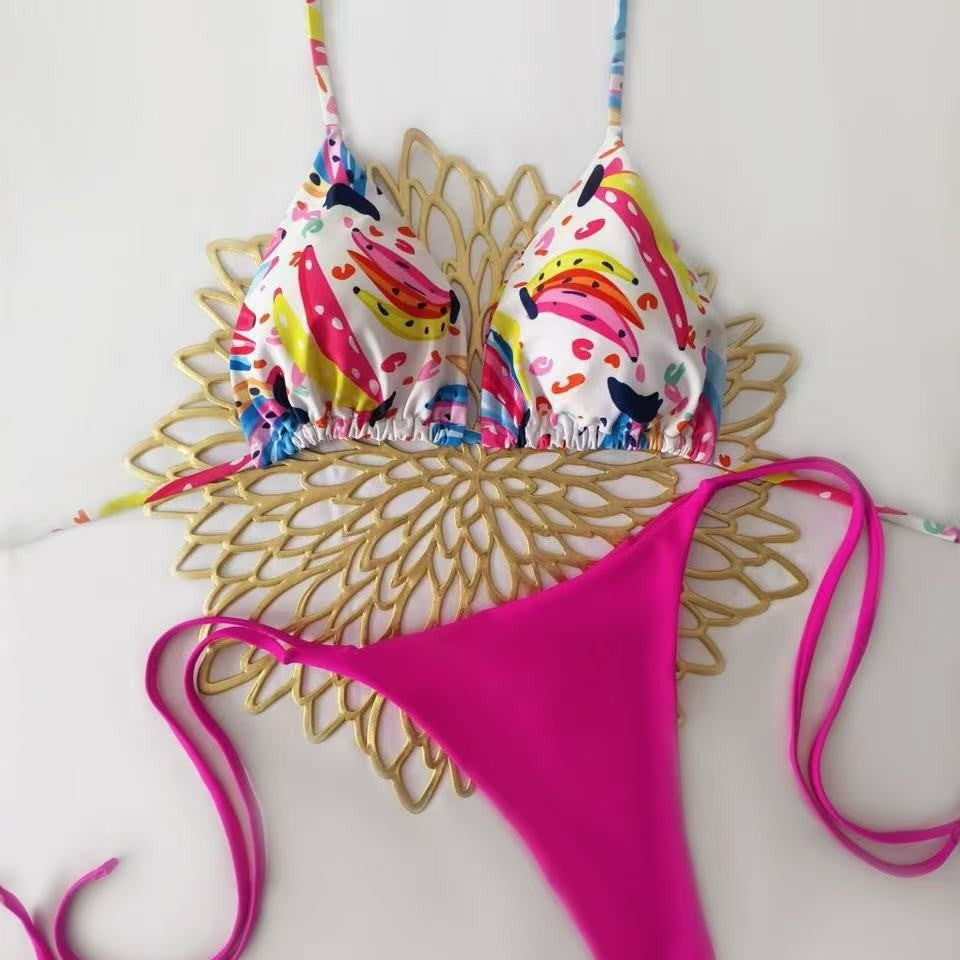 Bikini triangle pour femmes avec détail floral Echo Archiv