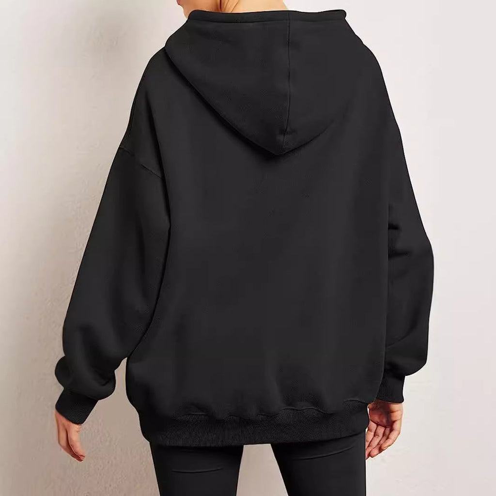 Pull à capuche en molleton Relax pour femmes avec poche kangourou, dos allongé et épaules tombantes Echo Archiv