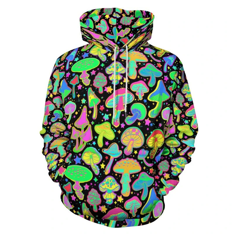 Pull à capuche tendance pour femmes avec dégradé créatif Echoarchiv