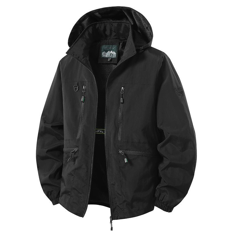 Veste coupe-vent imperméable pour hommes