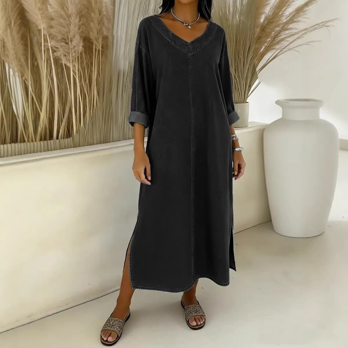 Robe maxi décontractée et élégante pour femmes