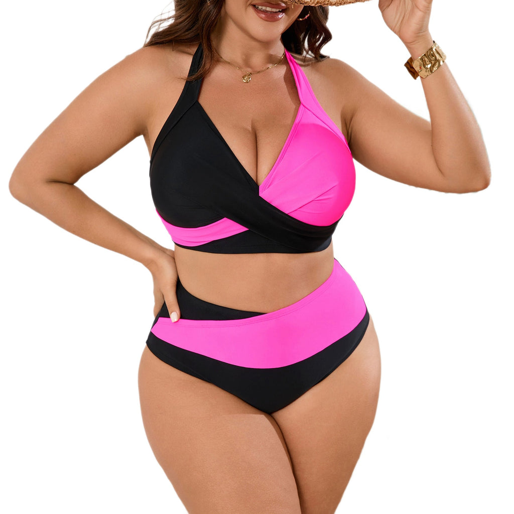 Bikini triangle pour femmes en couleurs contrastées Echo Archiv