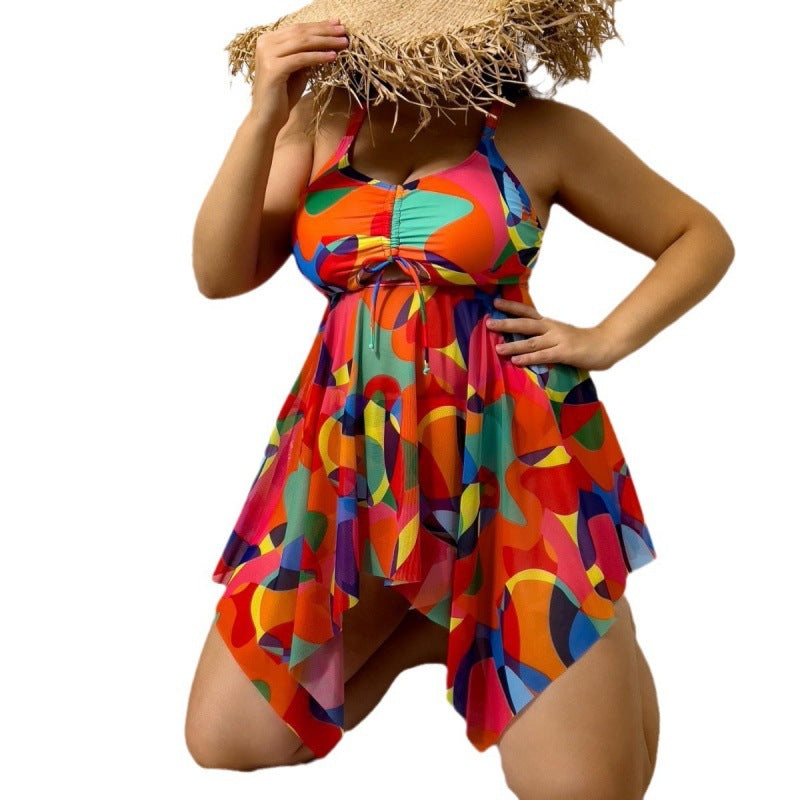 Sarong de Plage Femme Fluide avec Motif Coloré Echo Archiv