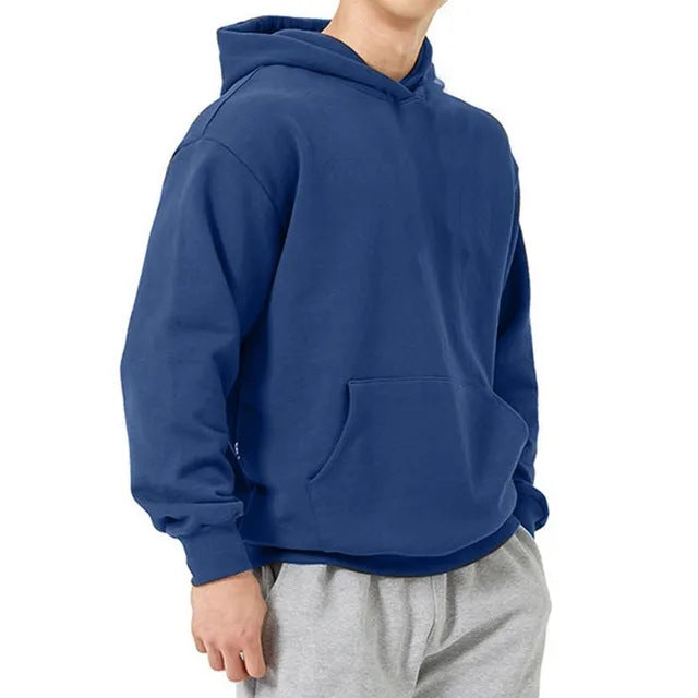 Homme nan sweat à capuche lourd en coupe boxy avec poche kangourou, ourlet côtelé et intérieur gratté Echo Archiv