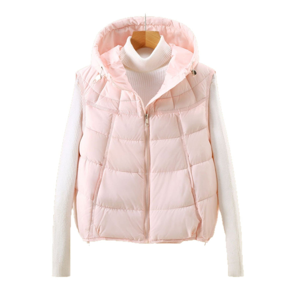Gilet thermique léger matelassé pour femmes avec capuche ergonomique et ourlet ajustable Echo Archiv