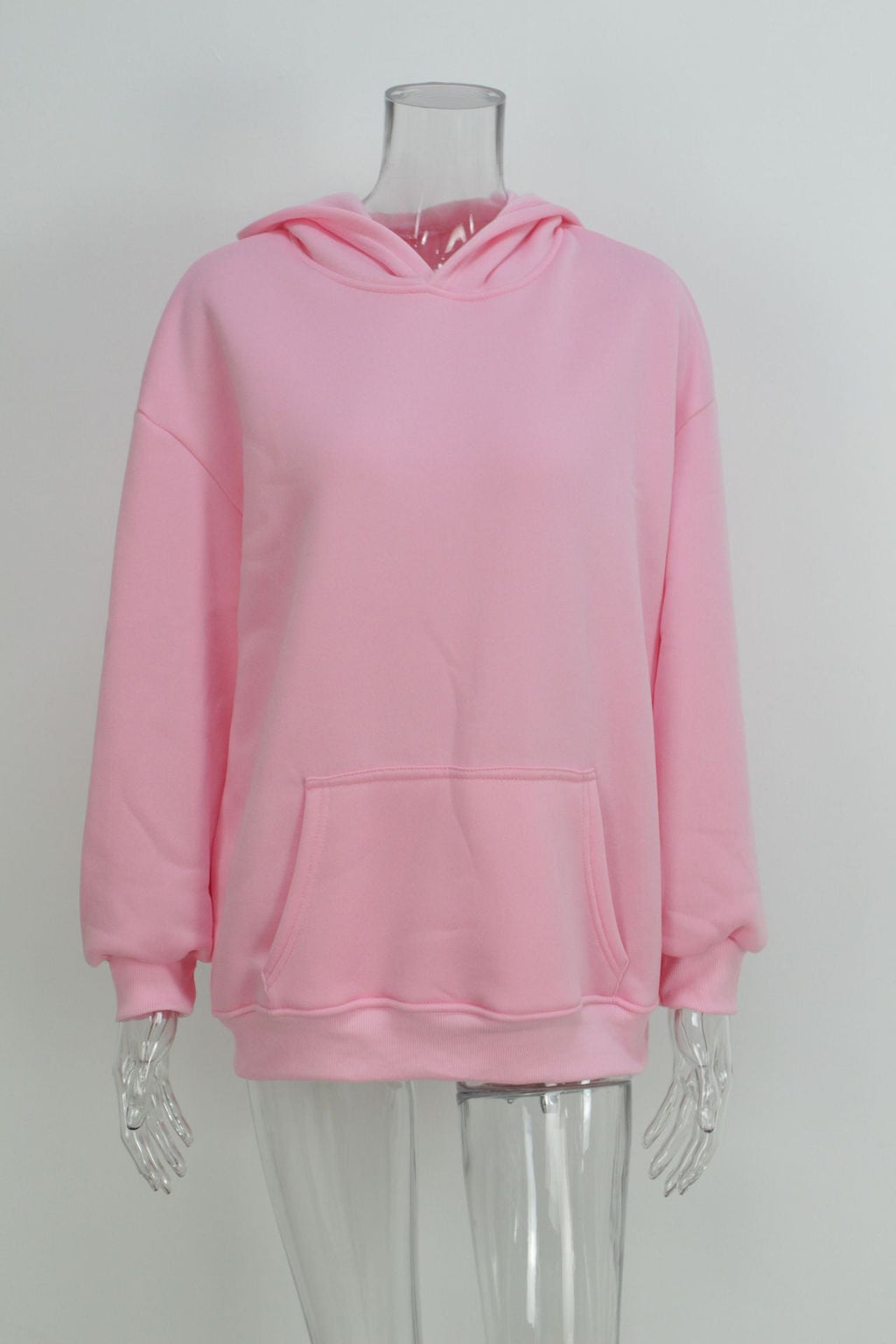 Sweat à capuche oversize pour femmes en tissu doux avec ourlet asymétrique, poche kangourou et épaule tombante Echo Archiv