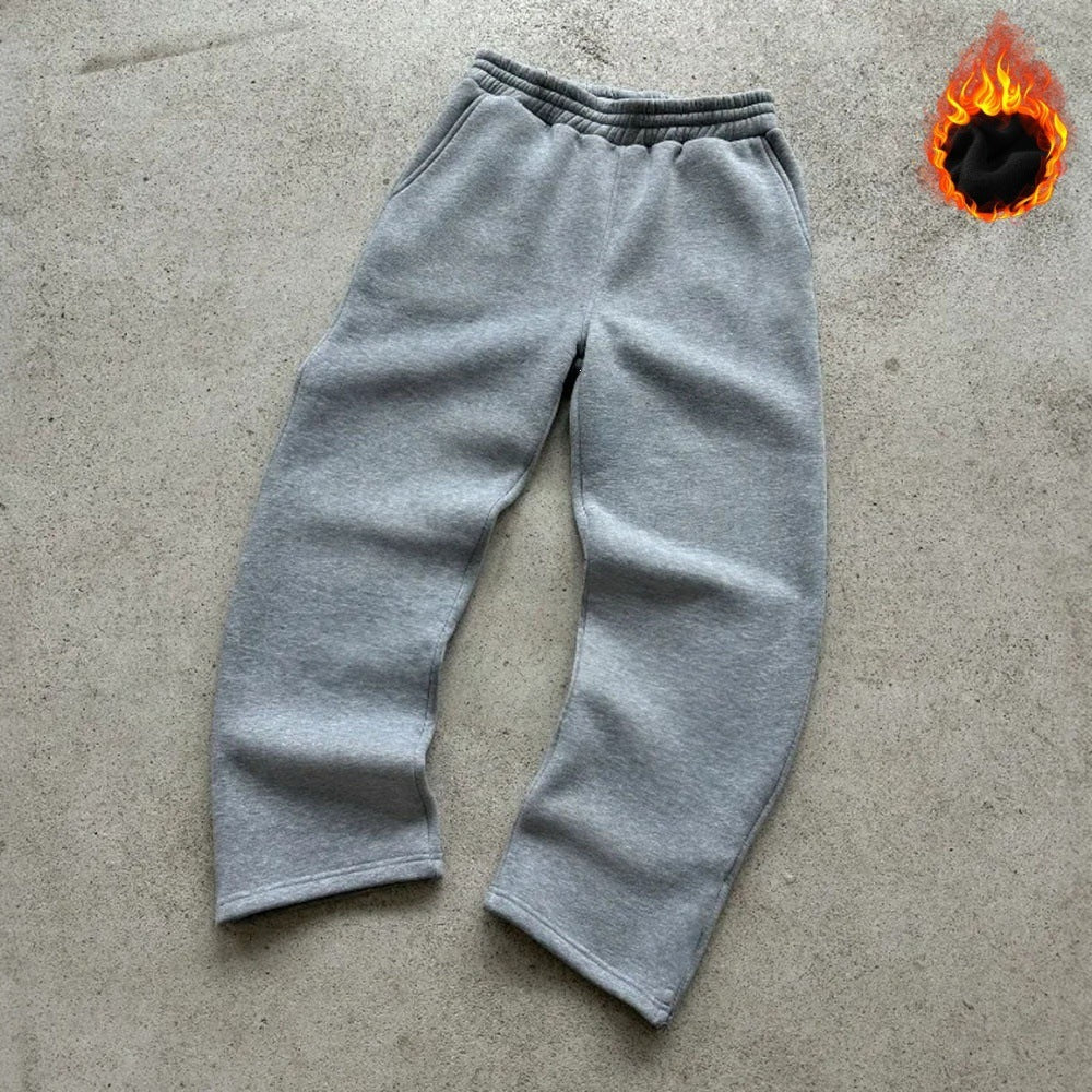 Pantalons de survêtement unisexes en molleton avec ceinture de confort élastique, jambe droite et poches latérales Echo Archiv