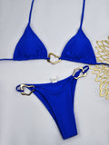 Bikini triangle femme avec détails dorés élégants Echo Archiv