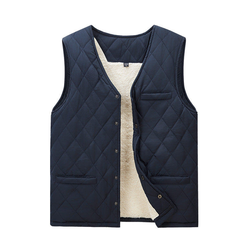 Gilet d'extérieur matelassé pour hommes