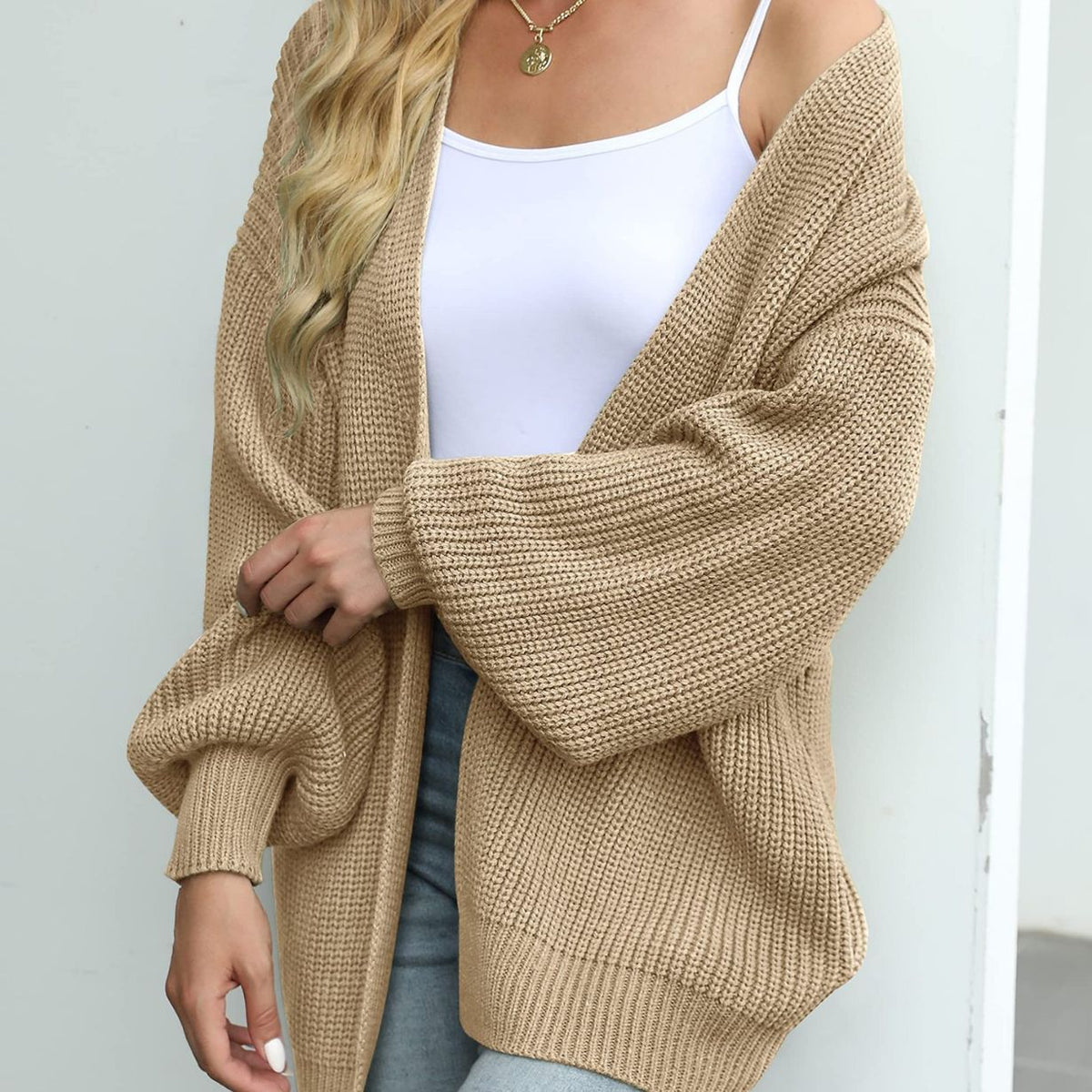 Pull en maille surdimensionné pour femmes