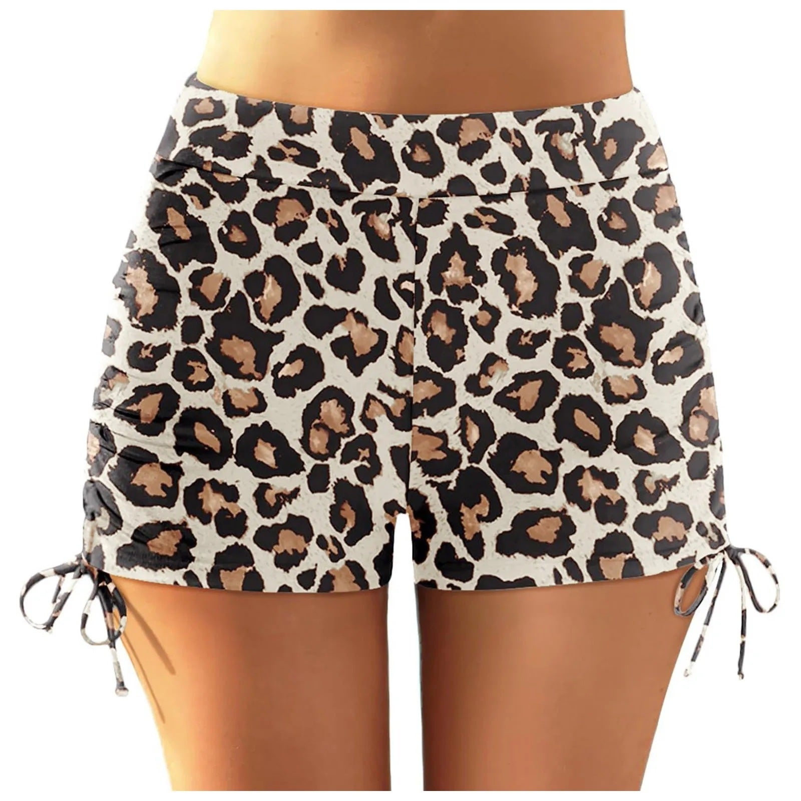 Shorts de bain sportifs pour femmes avec taille ajustable R&B