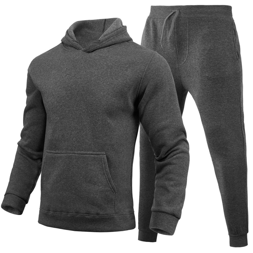 Ensemble de jogging sportif pour hommes avec sweat à capuche, poche kangourou et pantalon de jogging slim Echo Archiv