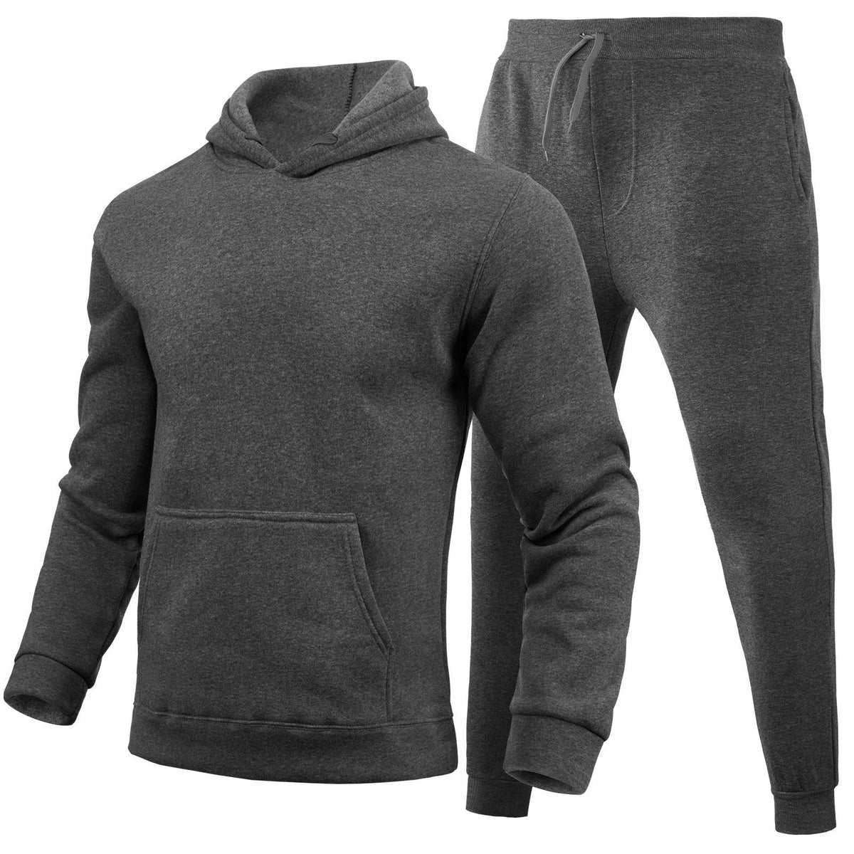 Ensemble de jogging sportif pour hommes avec sweat à capuche, poche kangourou et pantalon de jogging slim Echo Archiv