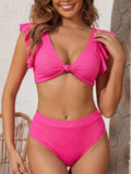 Ensemble de bikini taille haute pour femmes avec détails en volants Echo Archiv