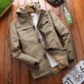 Veste parka-champ de style homme, coupe-vent et déperlant, avec capuche amovible et doublure en Sherpa Echo Archiv