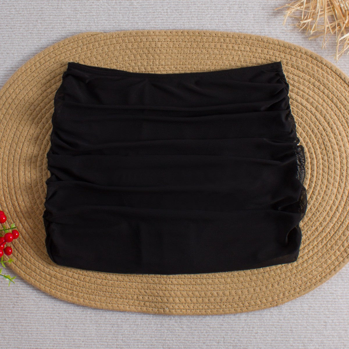 Short de bain taille haute pour femmes avec design volant Echo Archiv