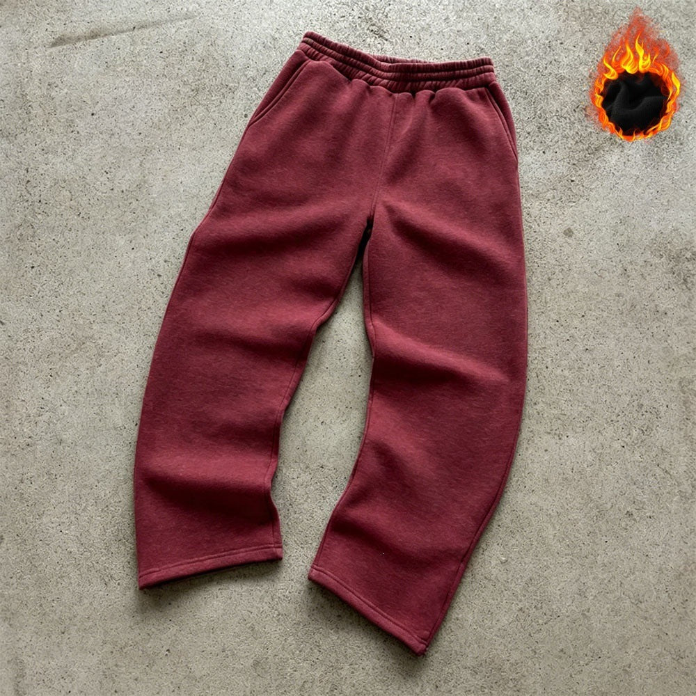 Pantalons de survêtement unisexes en molleton avec ceinture de confort élastique, jambe droite et poches latérales Echo Archiv