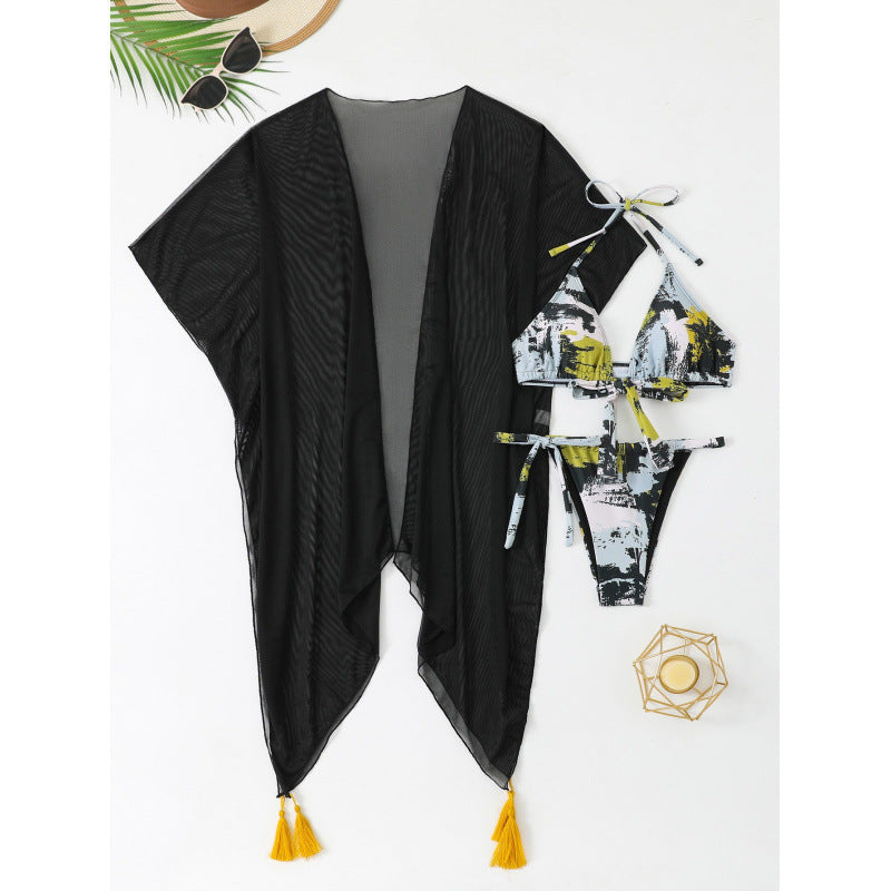 Kimono de plage décontracté pour femmes avec coupe moderne et ensemble bikini Echo Archiv