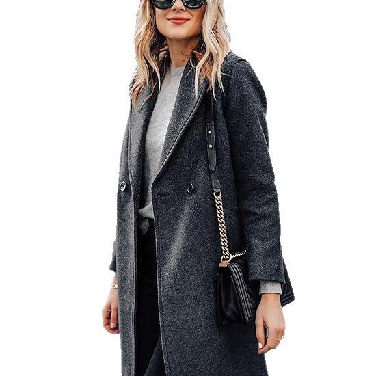 Manteau en Laine Élégant pour Femmes
