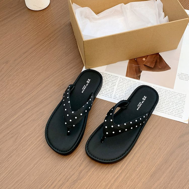 Sandales pour femmes à design à pois R&B
