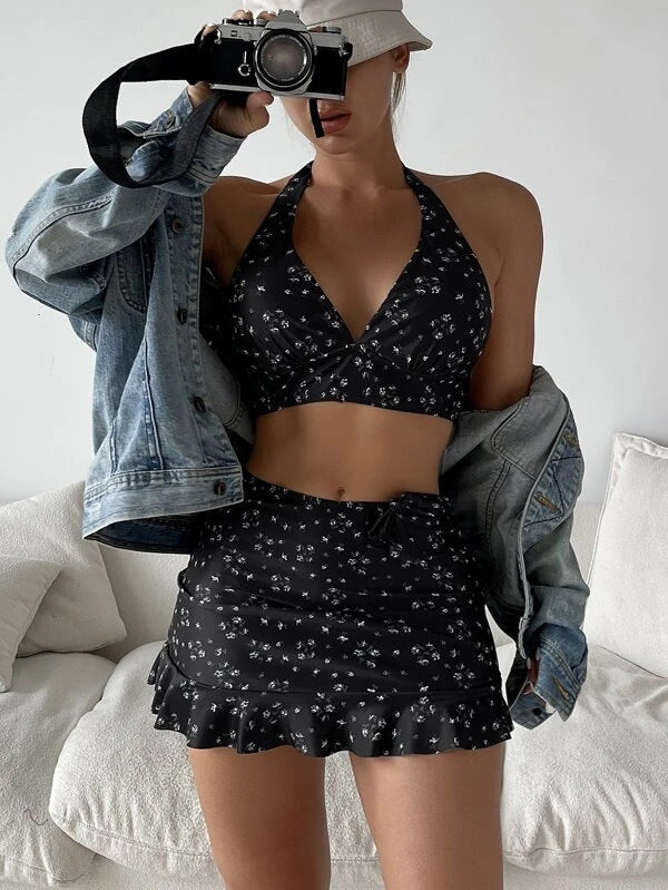 Ensemble de bikini floral pour femmes Echo Archiv